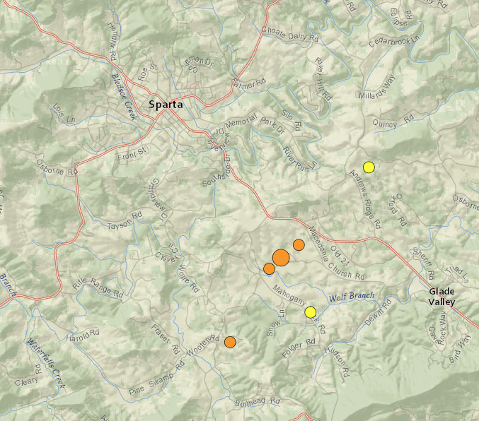 5.1 Earthquake Felt in Western North Carolina
