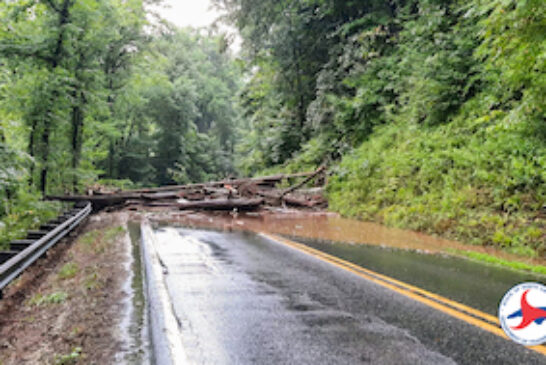 Slides Close U.S. 19/74 in Nantahala Gorge
