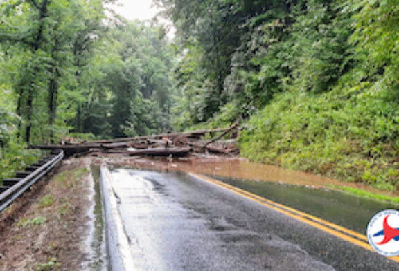 Slides Close U.S. 19/74 in Nantahala Gorge